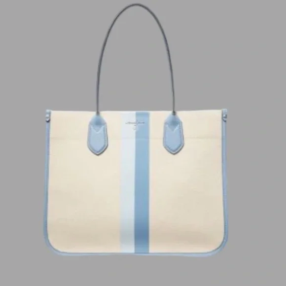 NWT Michael Kors, the Heidi Printed Center
Stripe Large Canvas Tote - Picture 4 of 7